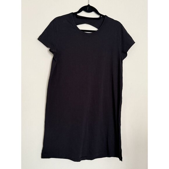 Lululemon Womens Day Tripper Mini Back Cut Out Dress In Black Size 10 Athleisure - Picture 3 of 7